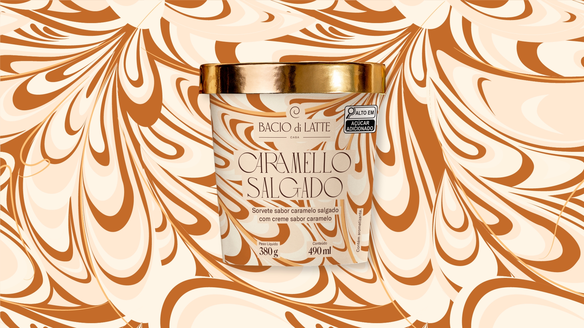 Bacio di Latte lança sabor de Caramelo Salgado para Bacio Casa