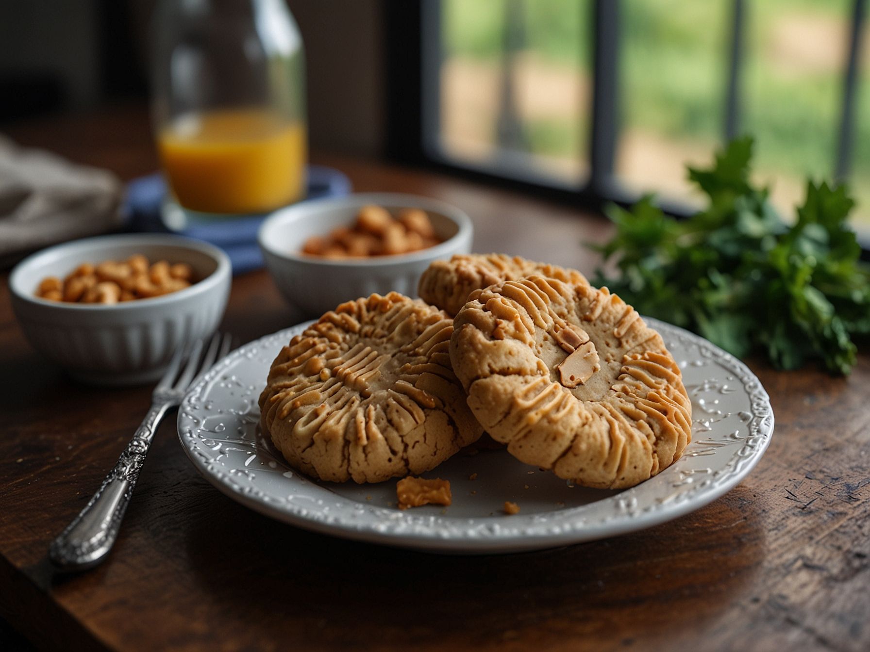 Biscoitinhos de Amendoim Low Carb com Cacau