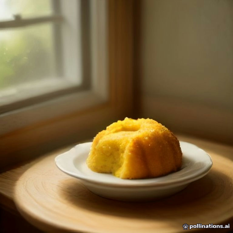 Bolo de fubá com erva-doce de vó