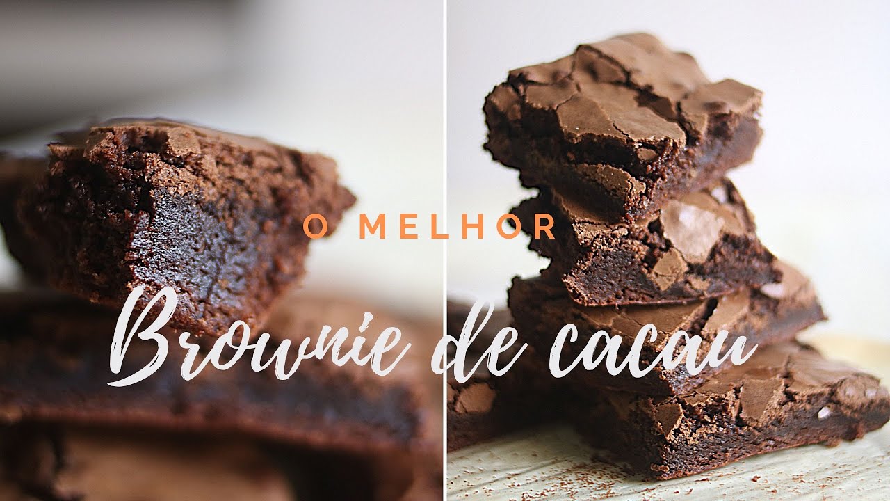 Brownie de Cacau: Você Sabia Que Tem Cream Cheese Dentro?
