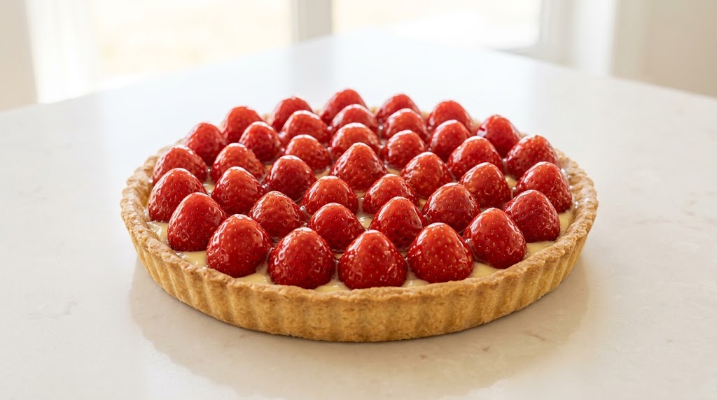 Como fazer uma torta de morango