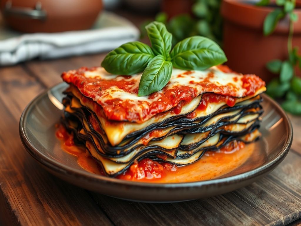 Lasanha de Berinjela Low Carb à Brasileira