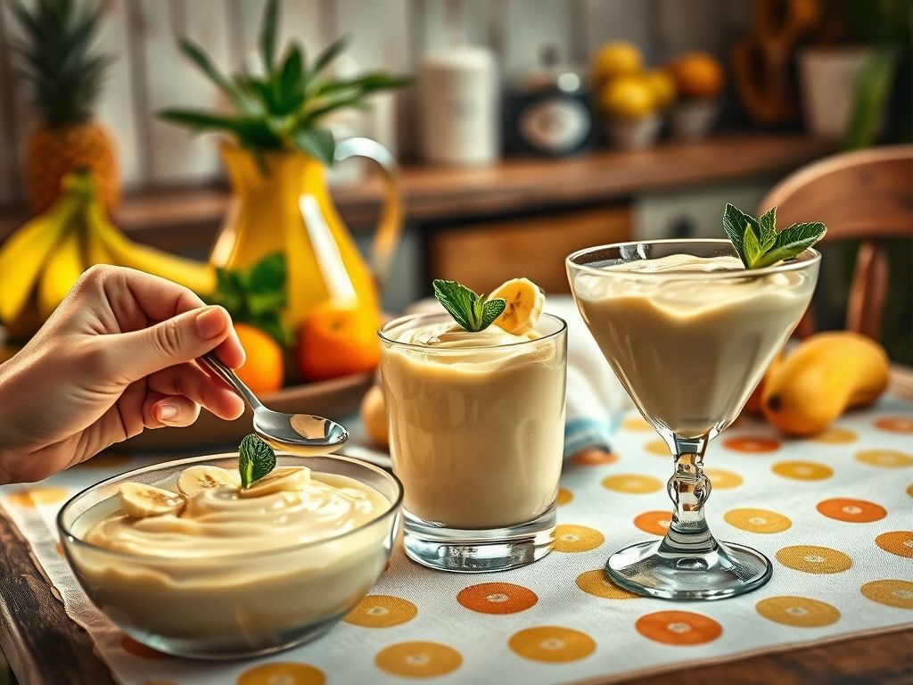 Mousse de Banana Muito Cremoso: A Receita Perfeita para Adoçar Seu Dia