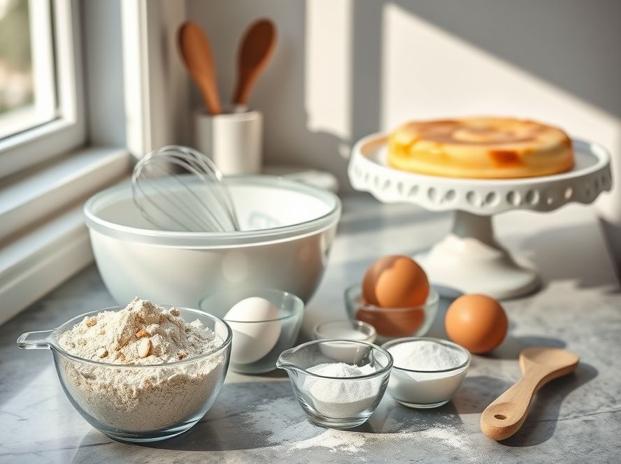 O passo a passo para fazer um bolo sem glúten delicioso