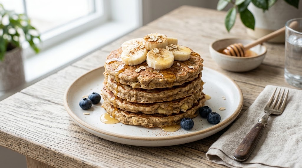 Panqueca Saudável de Aveia e Banana – Sem Farinha