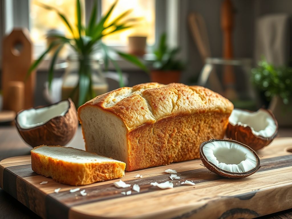 Pão de Coco Low Carb Delícia Tropical