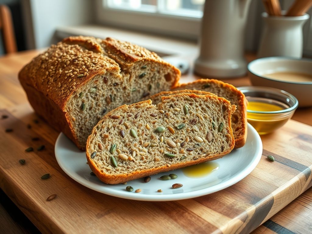 Pão de Linhaça com Sementes Low Carb