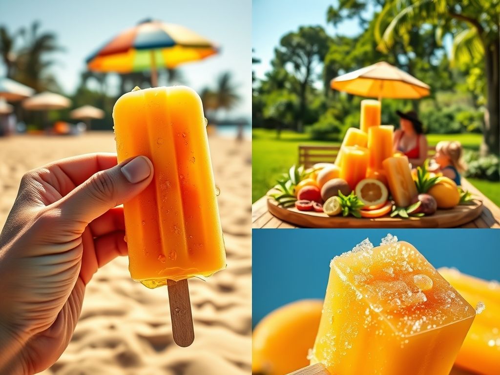 Picolé Cremoso de Laranja Pra Me Salvar Nesse Calor: Uma Delícia Refrescante