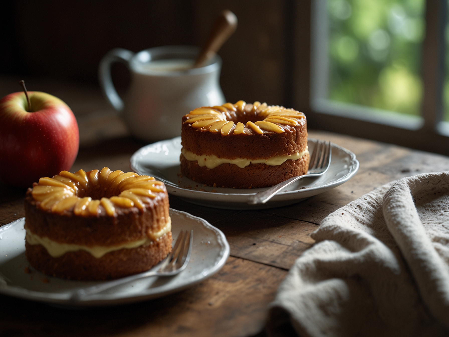 Receita de Bolo de Maçã Sem Lactose com Canela e Aveia