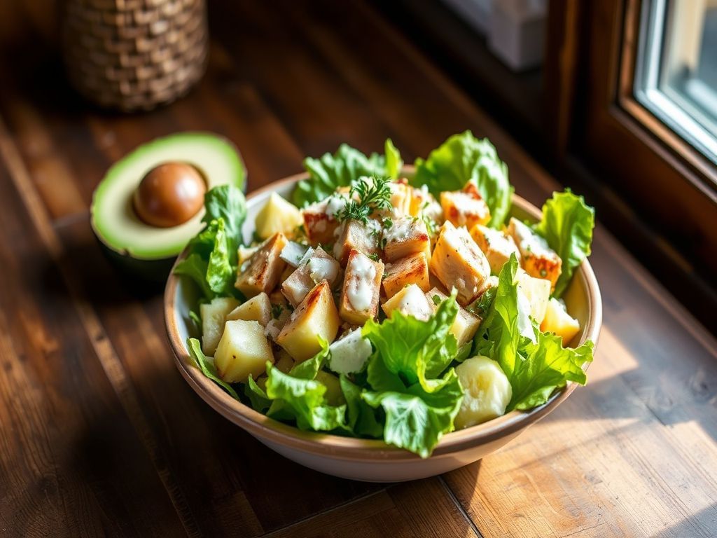 Salada Caesar Low Carb Tropical
