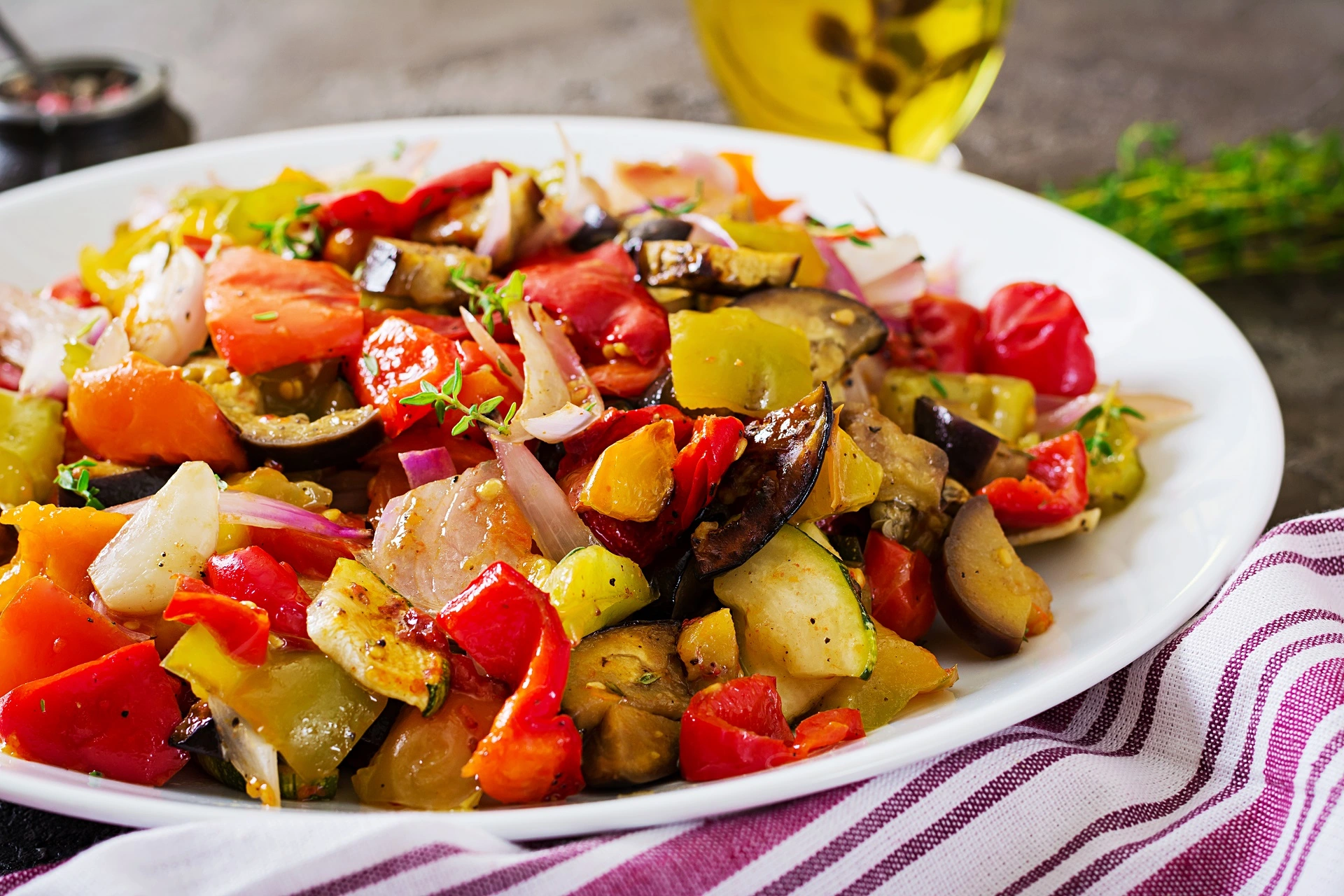 Salada de Berinjela Tropical