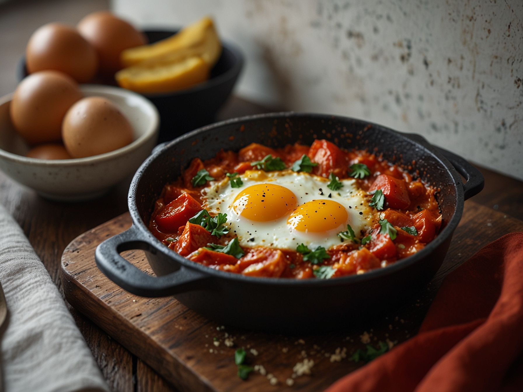 Shakshuka ou Moqueca de Ovo Low Carb: Prato Único e Saboroso