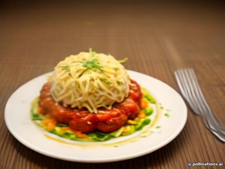 Spaghetti de Abobrinha com Almôndegas Funcionais