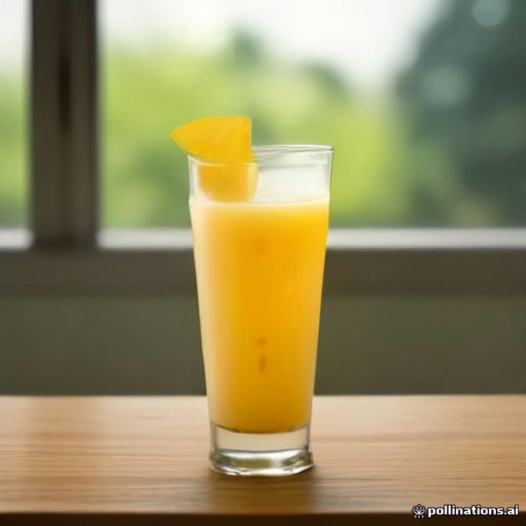 Suco de maracujá cremoso feito com leite condensado