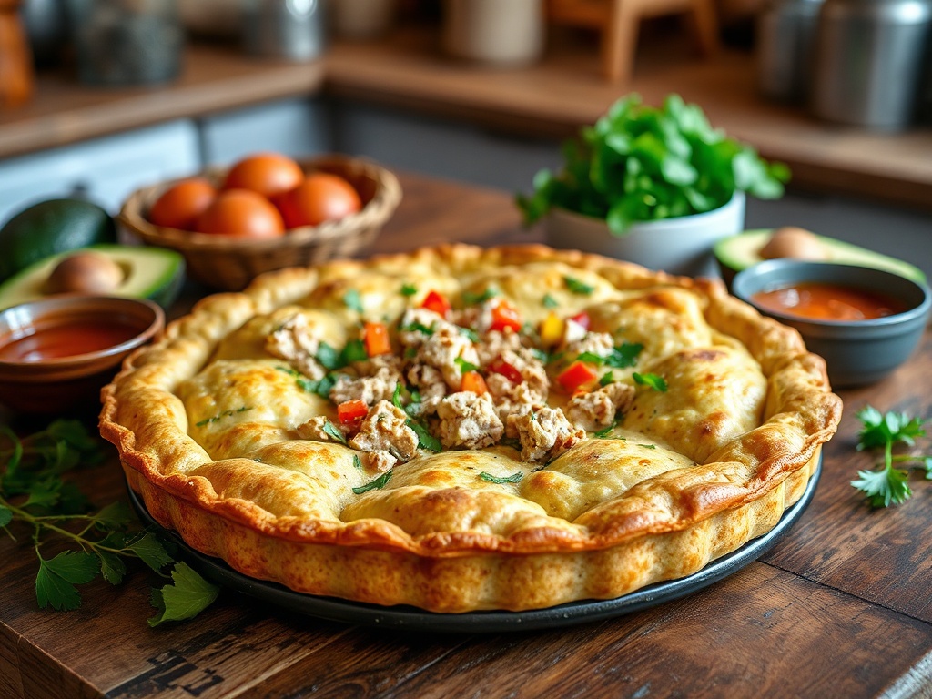 Torta de Atum Low Carb à Brasileira