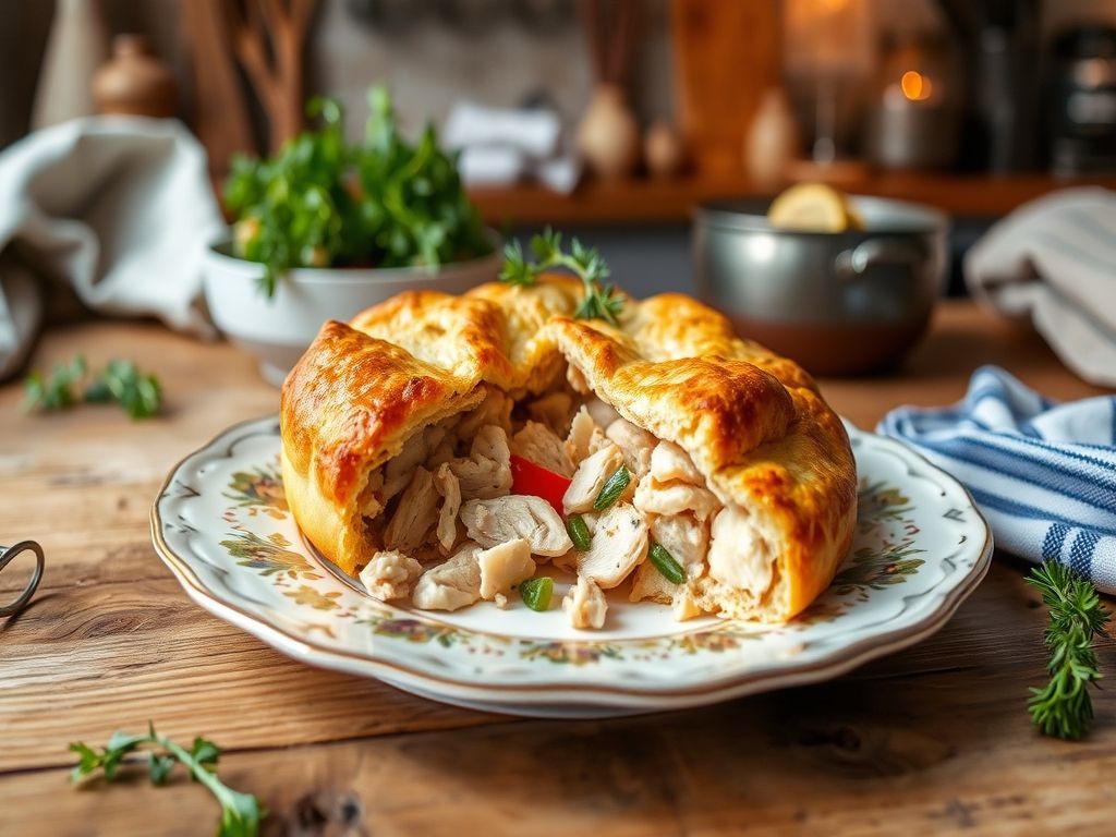 Torta Salgada Low Carb de Frango Deliciosa