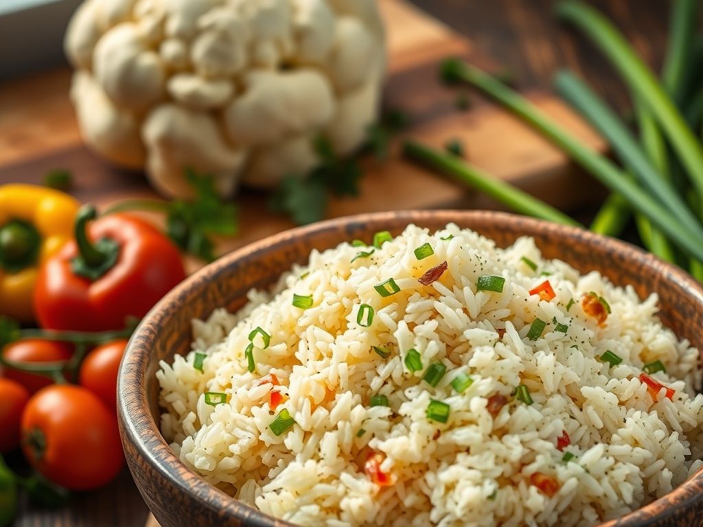 Você sabia que a couve-flor pode substituir o arroz na Low Carb?